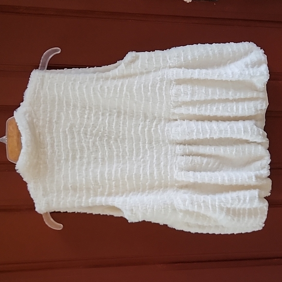 Wonder Nation White Soft Fleece Vest XL 14/16 - Picture 6 of 11